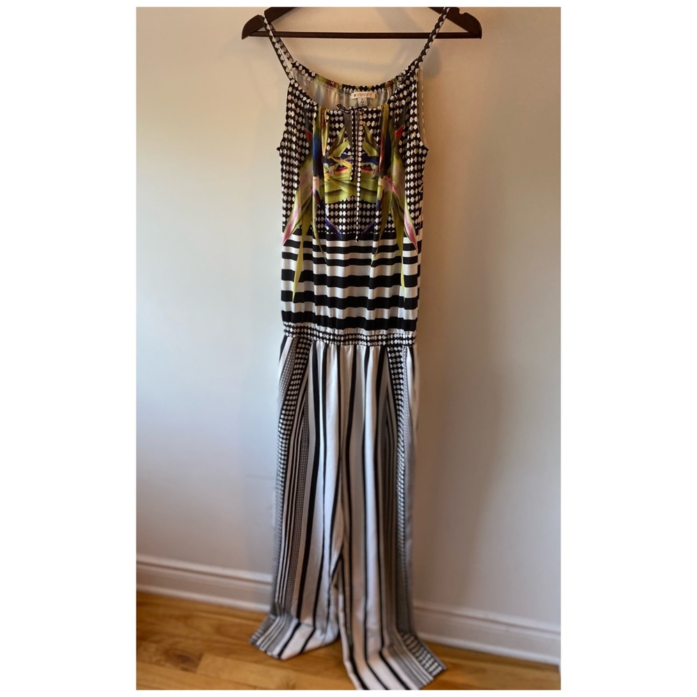 Spanner Tropical/Floral Jumpsuit Small